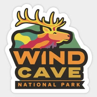 Wind Cave National Park US Treasure Sticker